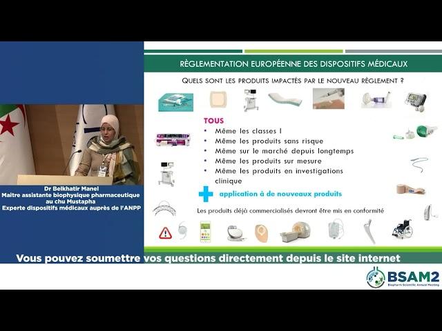 Réglementation des dispositifs médicaux - Dr M. Belkhatir