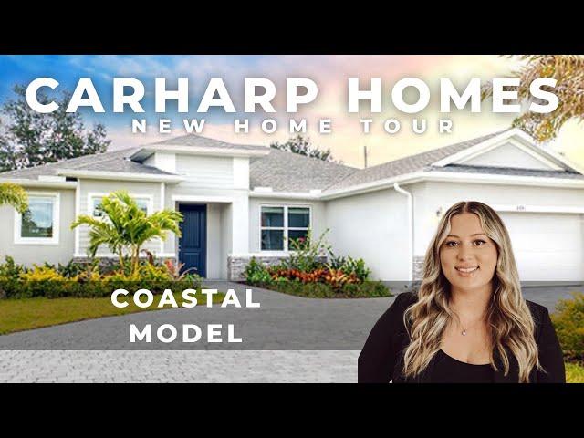 PORT ST. LUCIE, FL - NEW CONSTRUCTION TOUR: Coastal Model by Carharp Homes (NO HOA)