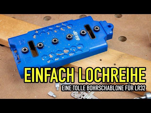 EINFACH LOCHREIHE - Die neue Kreg Bohrschablone für LR32 ( #mikeknowsbest ) - Mikes Toolshop