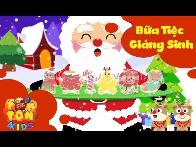 Nhạc thiếu nhi cho bé | BỮA TIỆC GIÁNG SINH | Nhạc thiếu nhi vui nhộn cho bé | POMPOM4kids