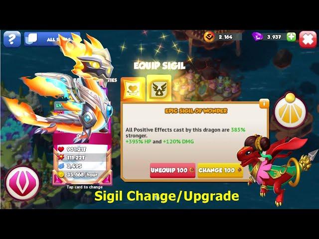 Ancient Oyar and Divine Nezha Sigil upgrade-Dragon Mania Legends |  DML