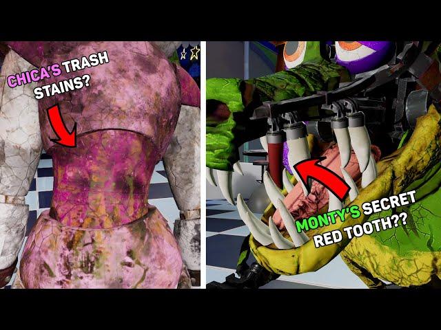 Analyzing FNAF: Security Breach Animatronics Up Close (Tiny Details on Roxanne Wolf, Vanny, & More!)