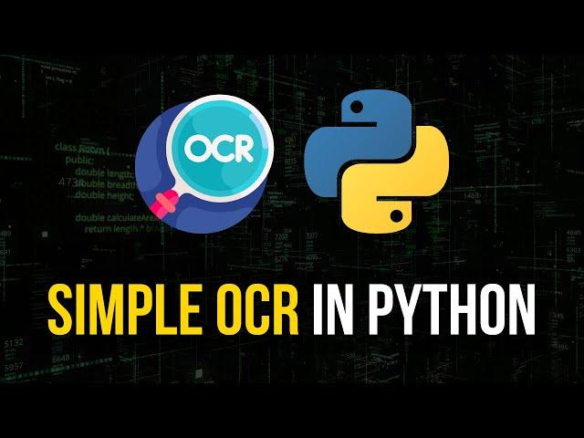 Simple OCR in Python with easyocr