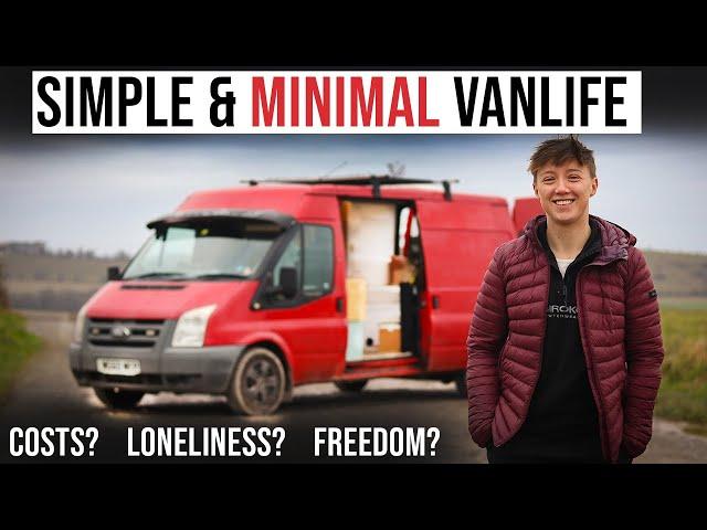 Living Full Time In A Van For A Cheaper And Better Life | Awesome Budget Van Build!