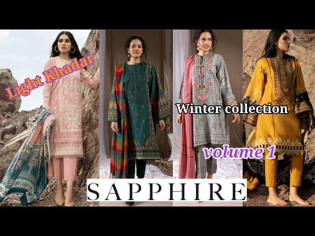 Sapphire Winter Collection Volume 1 2021| Sapphire new collection Winter Unstitched Collection