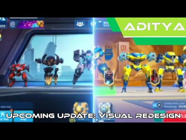 Upcoming Update "Visual Redesign" • Mastered YT Aditya | Mech Arena