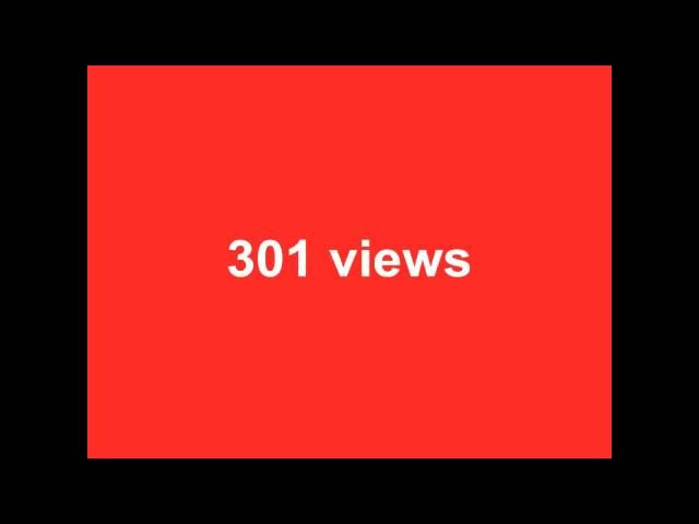 Why Does YouTube stuck on 301 views?