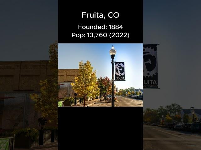 Random US Towns: Fruita, CO #shorts