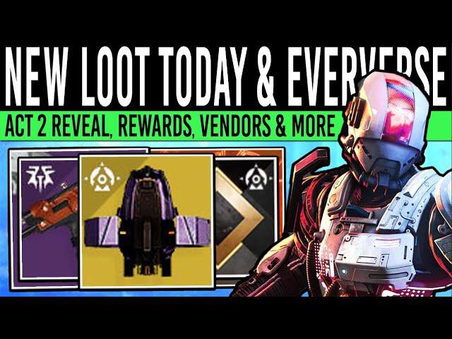 Destiny 2: NEW LOOT REVEALS & EVERVERSE UPDATE! Final WEEK, Exotics, Vendors & More (Nov 12th)