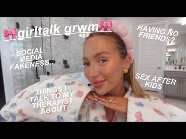 girltalk GRWM! allllll the tea.. + my 10 MINUTE makeup routine!