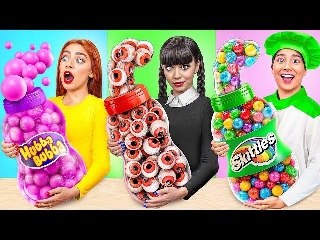 Wednesday vs Grandma Cooking Challenge | Funny Challenges by Super Hyper DO