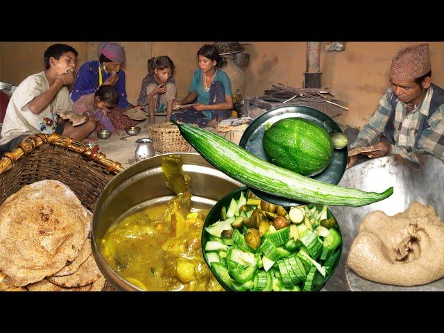 Dharme brother is cooking for his family in the village || rural Nepal @ruralnepall