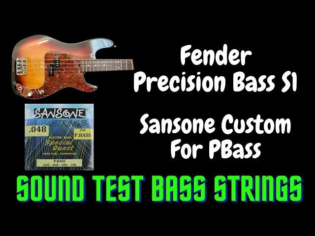 Sansone Bass Strings 48/108 Custom For Pbass (shape of my heart- sting)