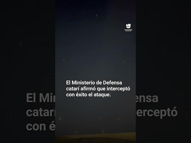 Images of the missile attack on the US base in Qatar
