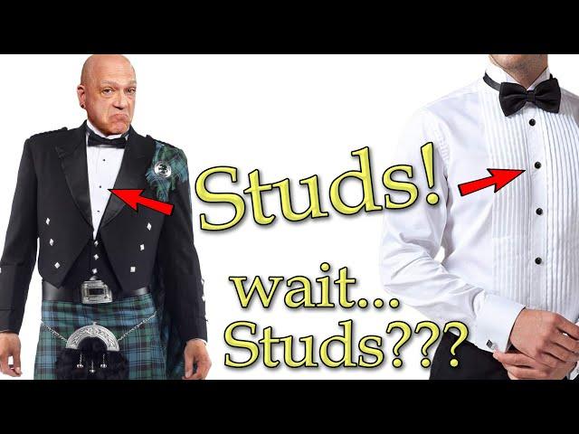 Studded Tux Shirts Are Wrong for Highland Dress. Why Saxon Tux Shirt doesn't work w/ Prince Charlie