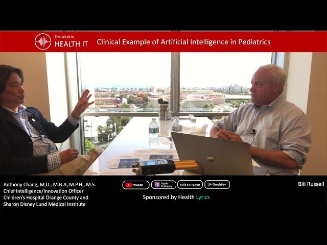 Clinical Example of AI in Pediatrics | This Week in Health IT