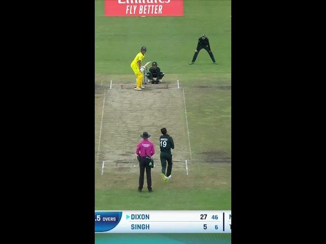 Pakistan fightback with wickets in back-to-back overs  #U19WorldCup #Cricket