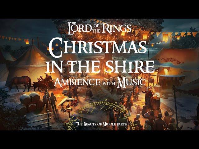 Lord Of The Rings | Christmas in the shire  | Ambience & Music | 3 Hours | Studying, Relaxing