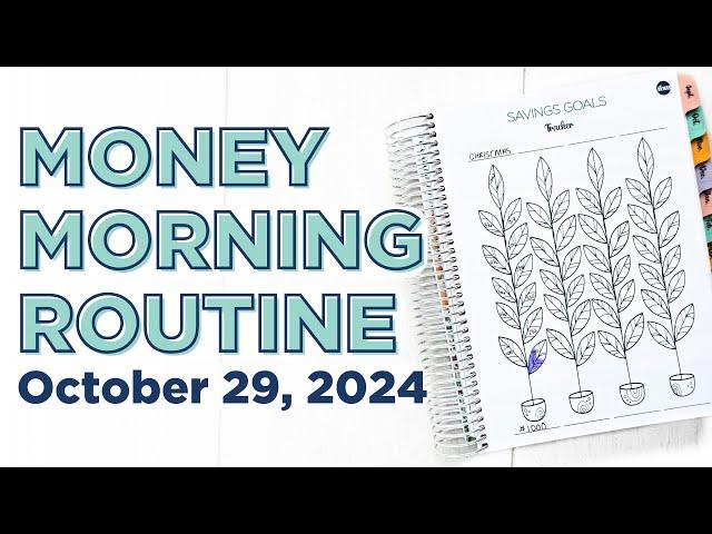 Money Morning Routine | How To Use Savings Trackers