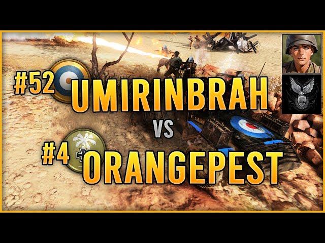 CoH3 1v1 | Cast ft. Olvadi | UMirinBrah (UKF) vs OrangePest (DAK)