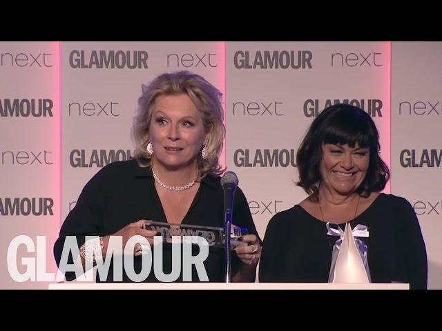 Jennifer Saunders and Dawn French Acceptance Speech | Women of The Year Awards 2016 | Glamour UK