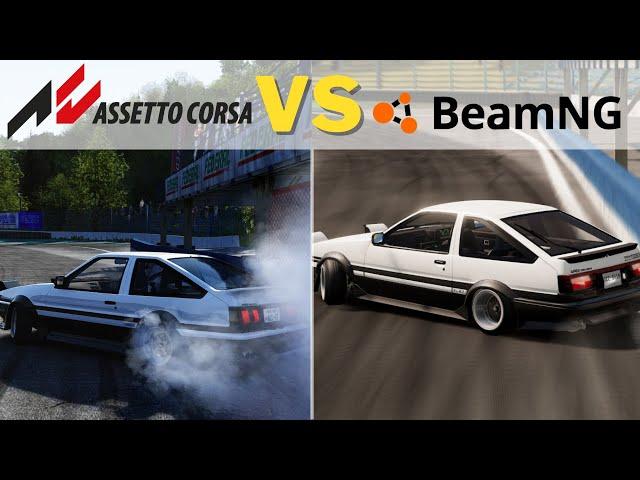 Assetto VS Beamng For Drifting