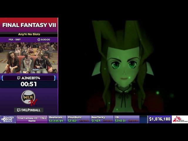 Final Fantasy VII by ajneb174 in 7:48:04 - SGDQ2017 - Part 125