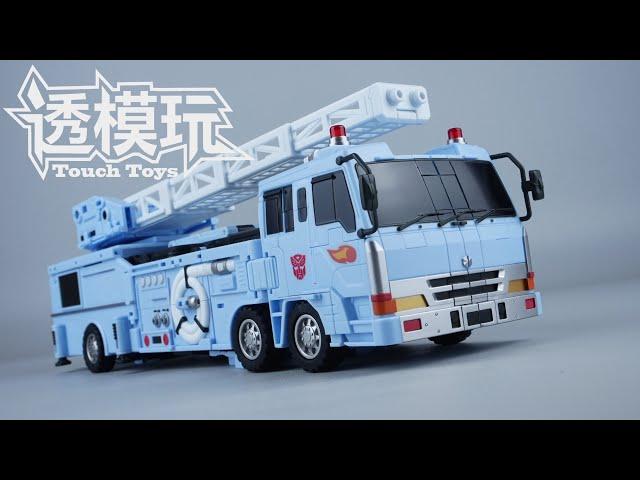 【SwiftTransform】Body Of Defensor! PROTECTOBOTS HOT SPOT OX DEFENSOR Autobot MMC 透模玩速变 守护神 消防车 热点 救火车