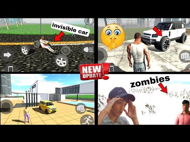 invisible car Cheat Code + modified features| Indian bike driving 3d #newupdate