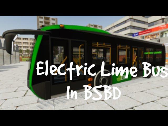 Electric Lime Bus In BSBD | BSBD Gameplay | Rayhan Gaming Studio