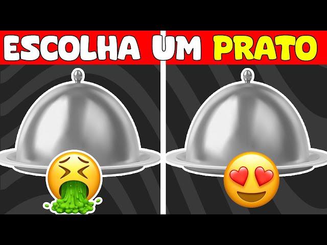 Quiz Escolha um Prato | Comida Boa Vs Comida Ruim | Jogo das Escolhas