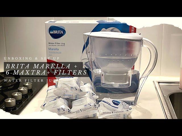 BRITA Marella 2.4L + 6 Maxtra+ Filters Unboxing and Full Set-up