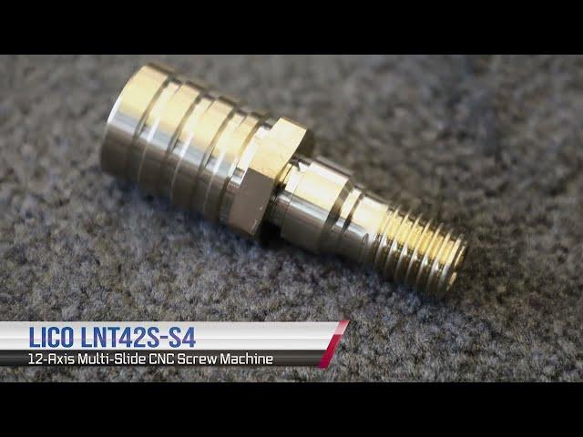 LICO LNT42S-S4 CNC Screw Machine Demo | PMTS 2023