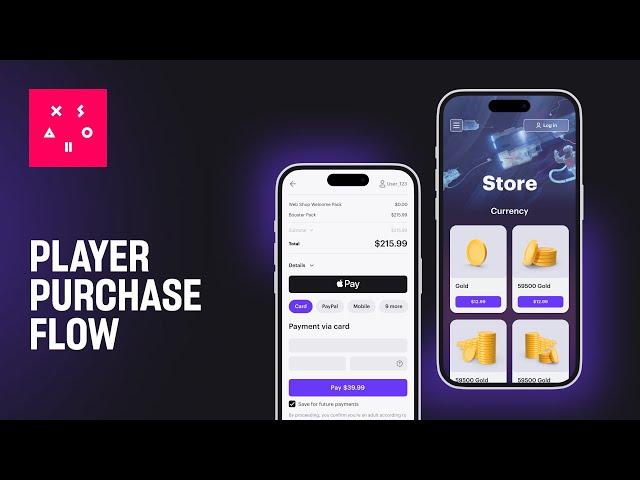 Web Shop - Player Makes Purchase