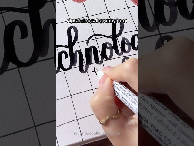 Easy Front Page Idea:  Technology  #NhuanDaoCalligraphy #Calligraphy #FrontPage  #shorts