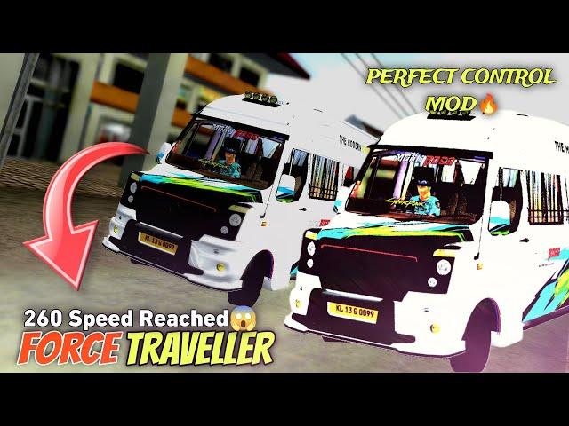 New Force Traveller V1 Mod  RELEASED In Bussid ️ By Gameplay #forcetraveller #bussid #bussidmod