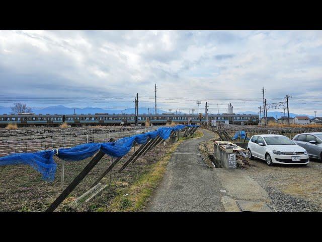 Live Walk in Isawa Onsen / Fuefuki, A Small Town in Japan Near Mt. Fuji