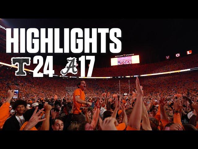 HIGHLIGHTS | No. 11 Vols 24, Alabama 17 (Oct. 19, 2024)