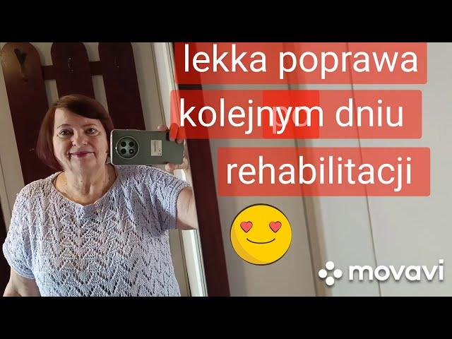 @Mariazaprasza .Kolejny dzień rehabilitacji.Jak tam robótka na drutach? Spacer.Zapraszam