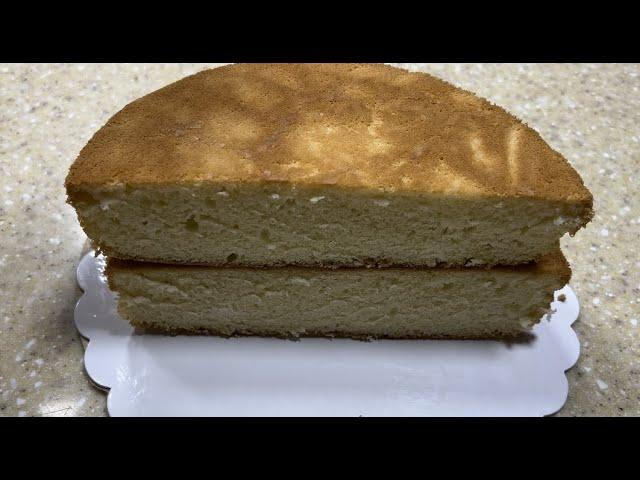 How to make vanilla sponge cake, fluffy and easy | طرز تهیه کیک اسفنجی ساده و خوشمزه