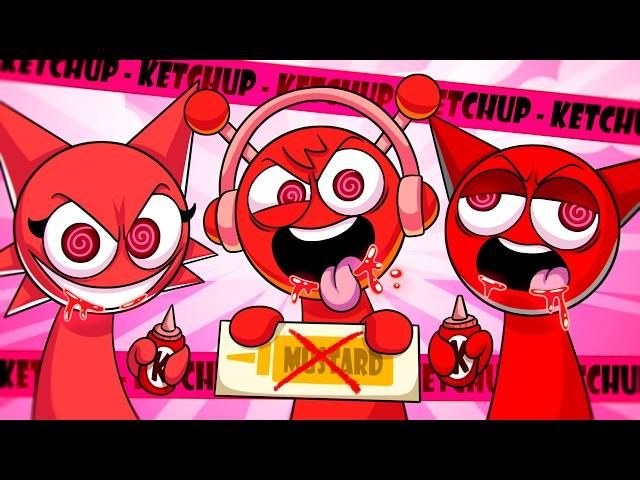 SPRUNKI, But Everyone Was In KETCHUP! Incredibox Sprunki Animation