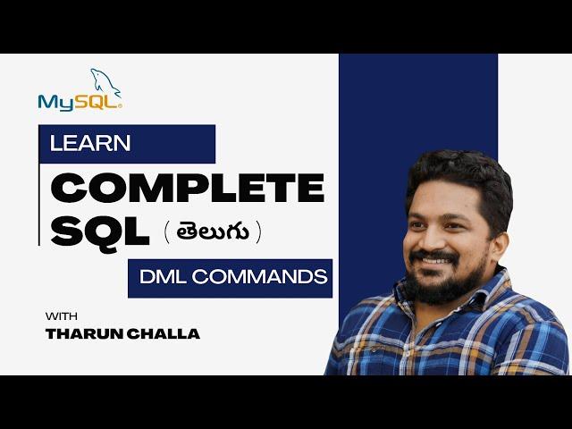 Complete SQL in Telugu - DML Commands #sql #dataanalysis #telugu