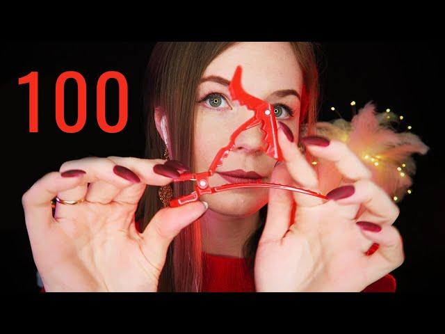 100 Ultra Fast ASMR Triggers in 3 Minutes