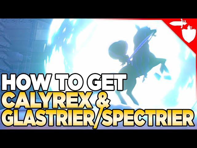 How to Get Calyrex & Glastrier/Spectrier Walkthrough - Pokemon Sword & Shield DLC Crown Tundra