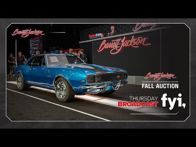 Thursday Broadcast // 2024 Scottsdale Fall Auction - BARRETT-JACKSON 2024 SCOTTSDALE FALL AUCTION