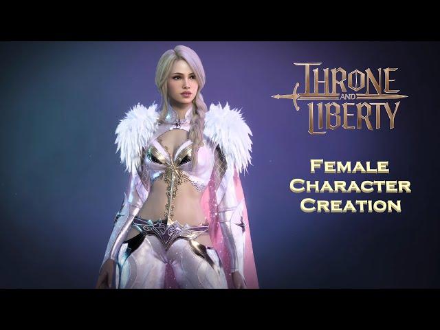 Throne and Liberty Female Character Creation Gorgeous Blonde Girl