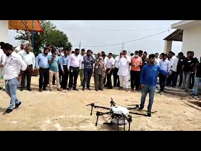 spraying Dron system technology in india of agriculture industry