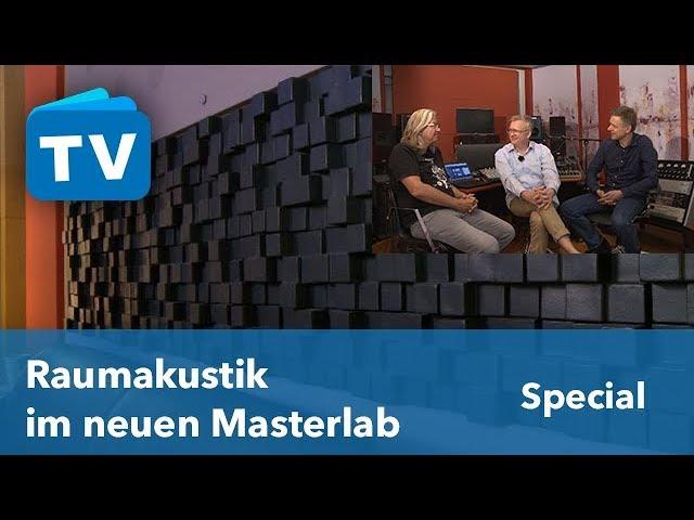 Raumakustik fürs Tonstudio im neuen Masterlab in Berlin Mitte