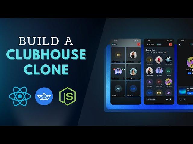 Build A FullStack Live Audio Room App with ReactJS and NodeJS