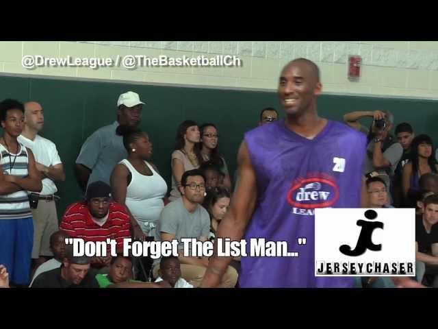 Kobe Says He's The 2nd Best Ever In NBA History...